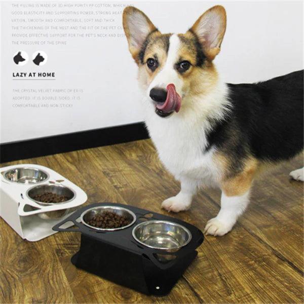 Anti-Falling Cat & Dog Feeding Water Bowl