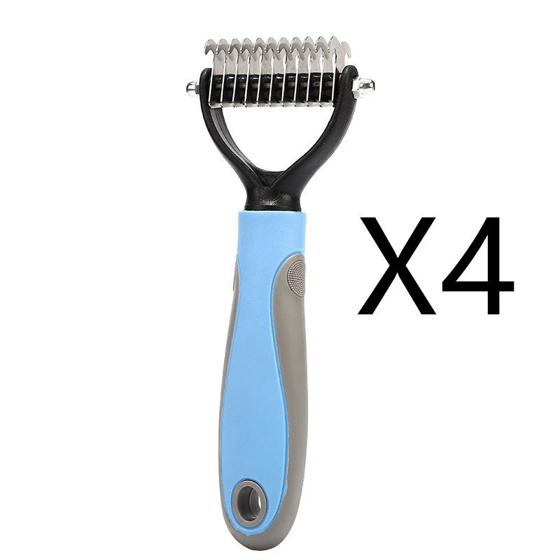 Stainless Double-Sided Pet Brush Hair Removal Comb