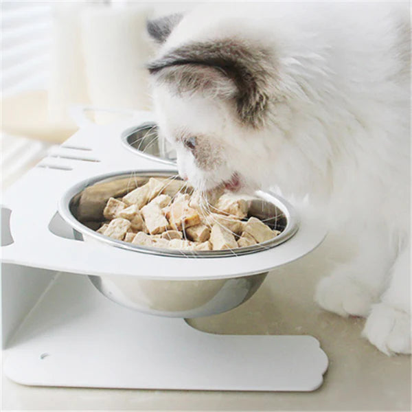 Anti-Falling Cat &amp; Dog Feeding Water Bowl