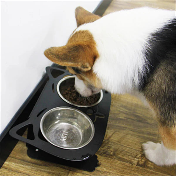 Anti-Falling Cat &amp; Dog Feeding Water Bowl
