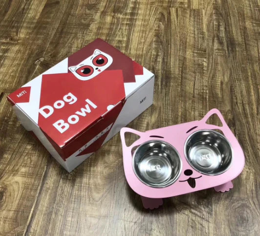 Anti-Falling Cat &amp; Dog Feeding Water Bowl
