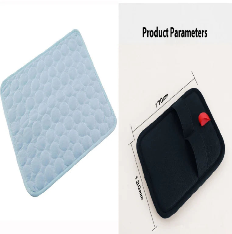 Pet Dog &amp; Cat Ice Silk Cold Nest Pad – Summer Cooling Mat