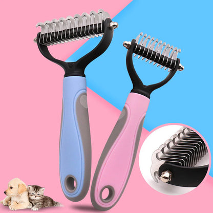 Stainless Double-Sided Pet Brush Hair Removal Comb