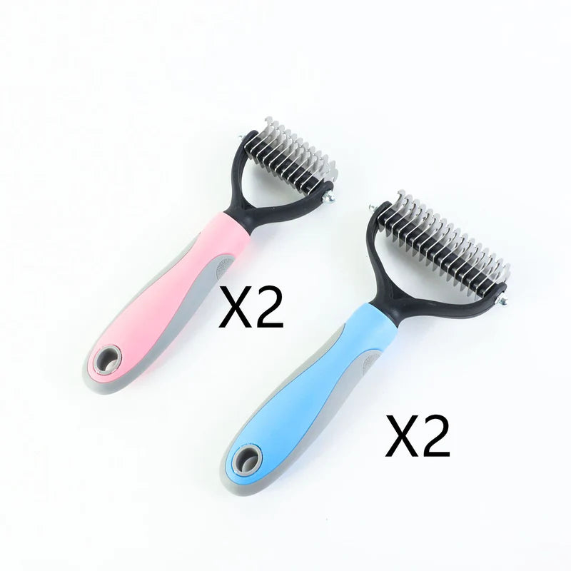 Stainless Double-Sided Pet Brush Hair Removal Comb