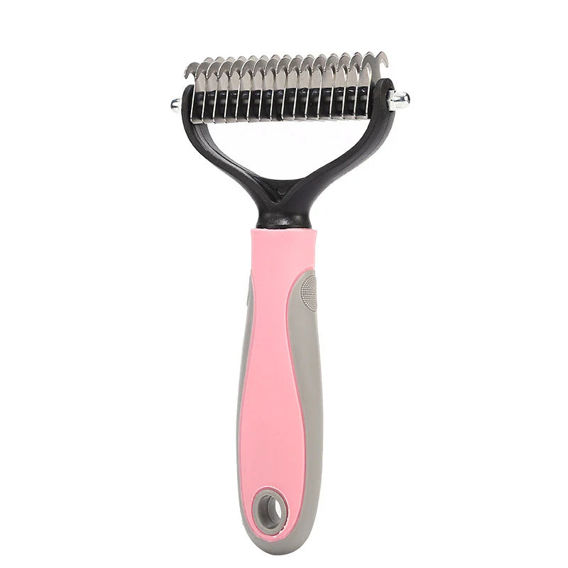 Stainless Double-Sided Pet Brush Hair Removal Comb
